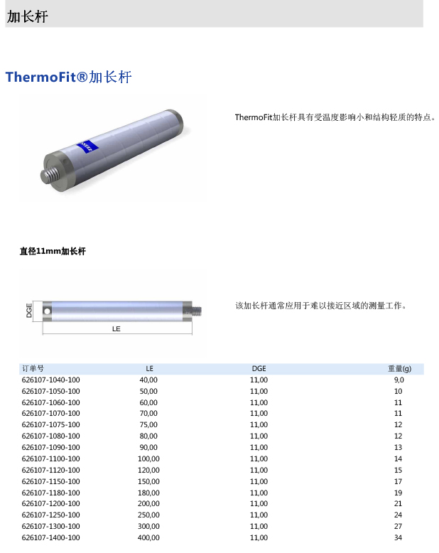 ZEISS 高品質 德國原裝進口 M5探針目錄-22